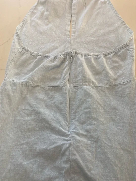 Petal & Pup Millie Halter Pale Blue Maxi Dress XL - Picture 7 of 10